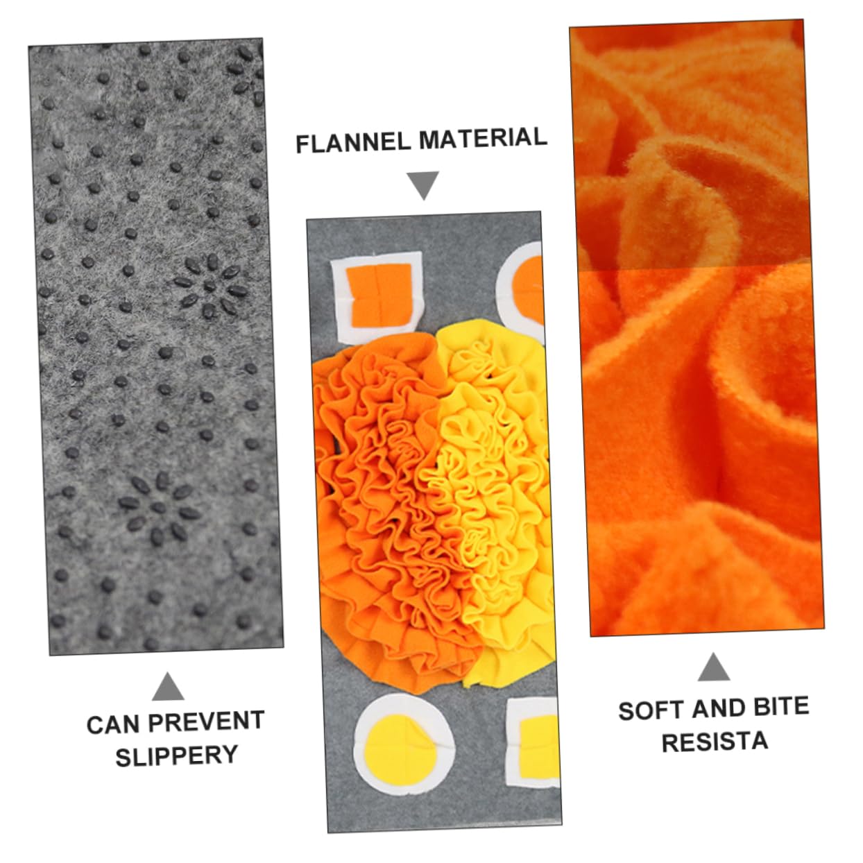 COLLBATH Tapis De Jeu pour Animaux De Compagnie Tapis De Reniflement pour Chien Jouet À Renifler Matériau en Flanelle pour Chiens