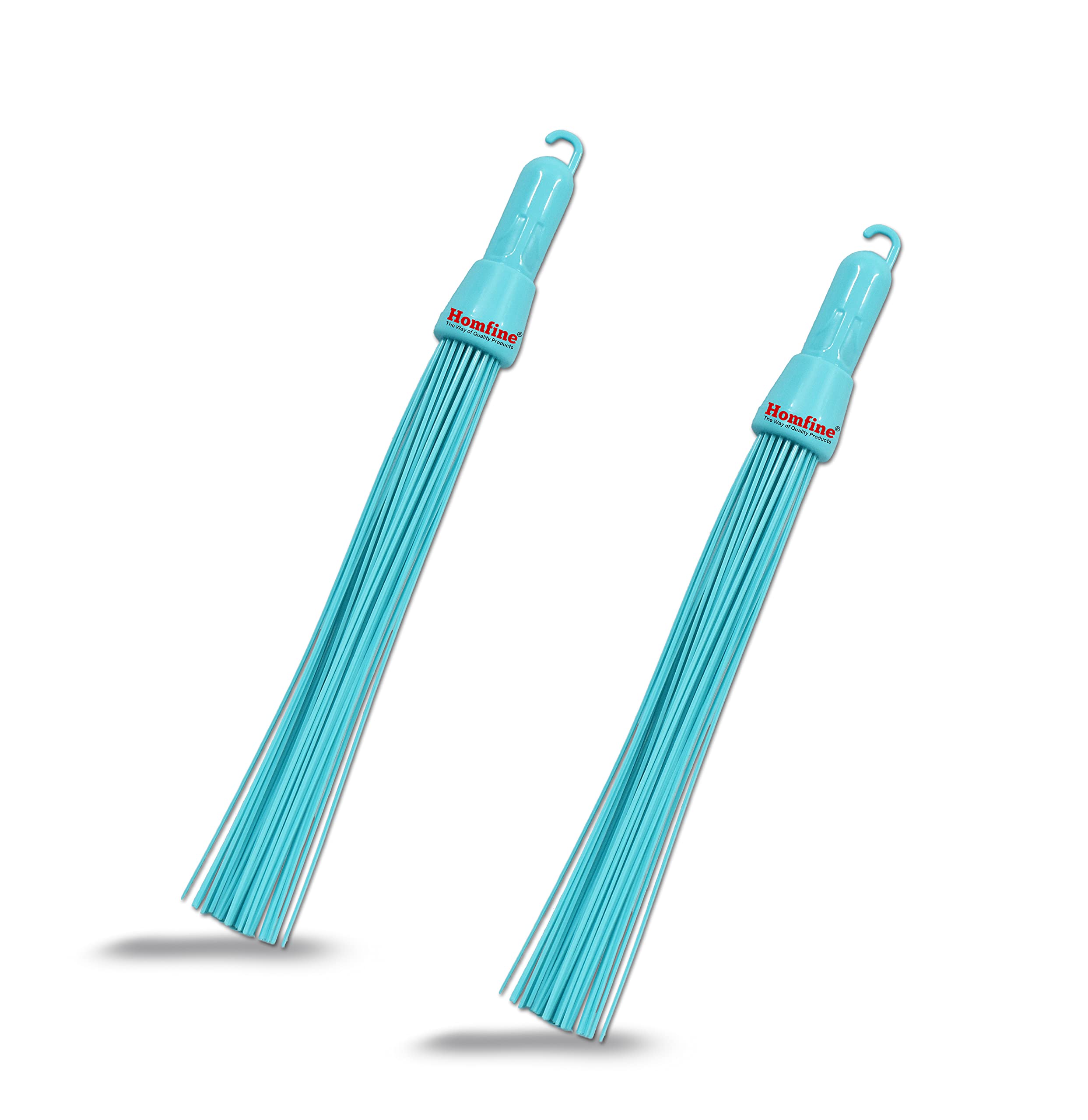 Homfine Kharata Broom Plastic Hard Bristle for Home, Washroom, Bathroom, Kitchen Multipurpose Use (Aqua Green) (2) (B09969DR26) Amazon Price History, Amazon Price Tracker