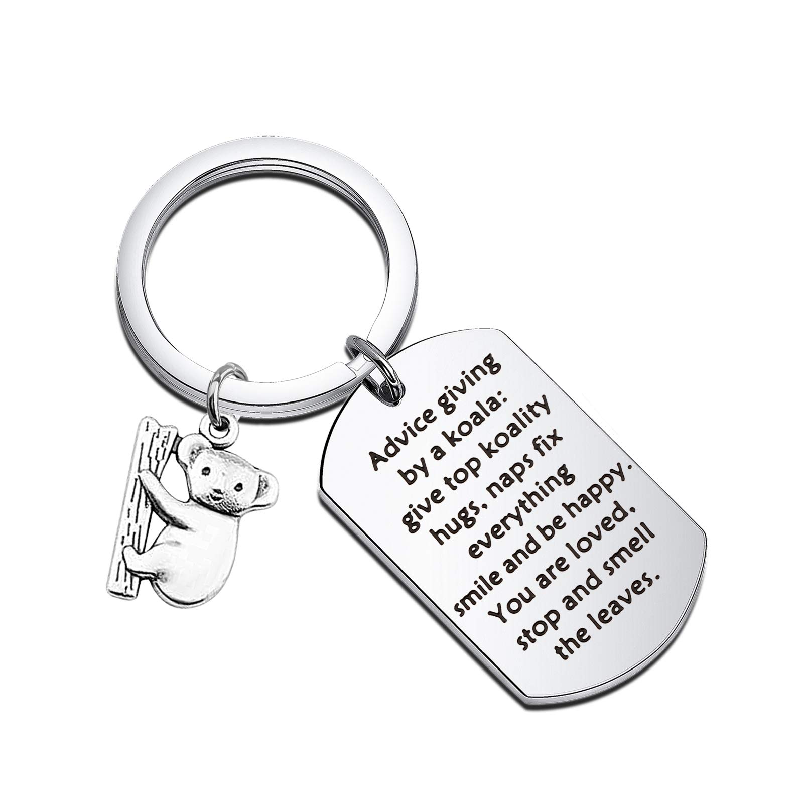 Koala Bear Keychain Koala Lover Gift Advice Giving by A Koala Jewelry for Family Best Friends Animal Lover Gifts