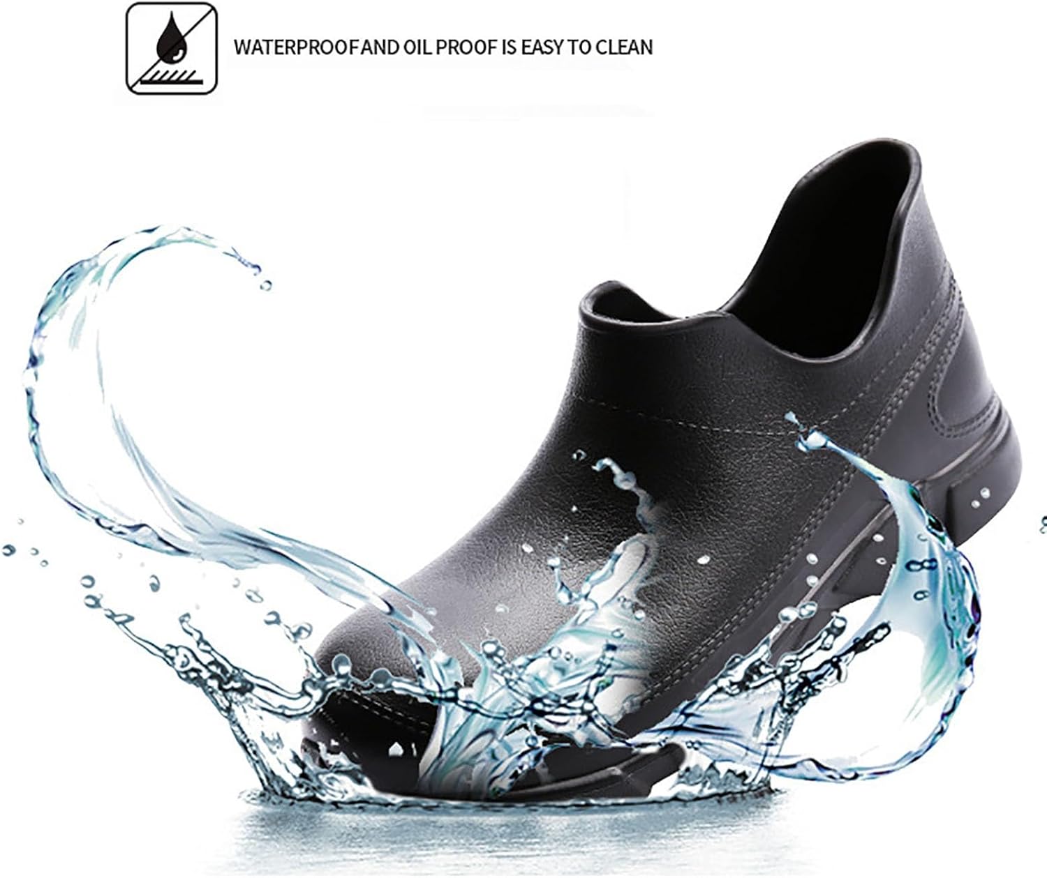 NVBHOF Women's Mens Non Slip Chef Shoes, Non Slip Lightweight Shock Absorbing Garden Work Shoes, Comfortable Nursing Nurse Shoes, for Gardener Food Servic Shoes