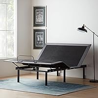 Vista 3 de LUCID Base de cama ajustable L150, Bluetooth, aplicación para teléfono, inclinación de cabeza y pies, masaje dual interactivo, control remoto