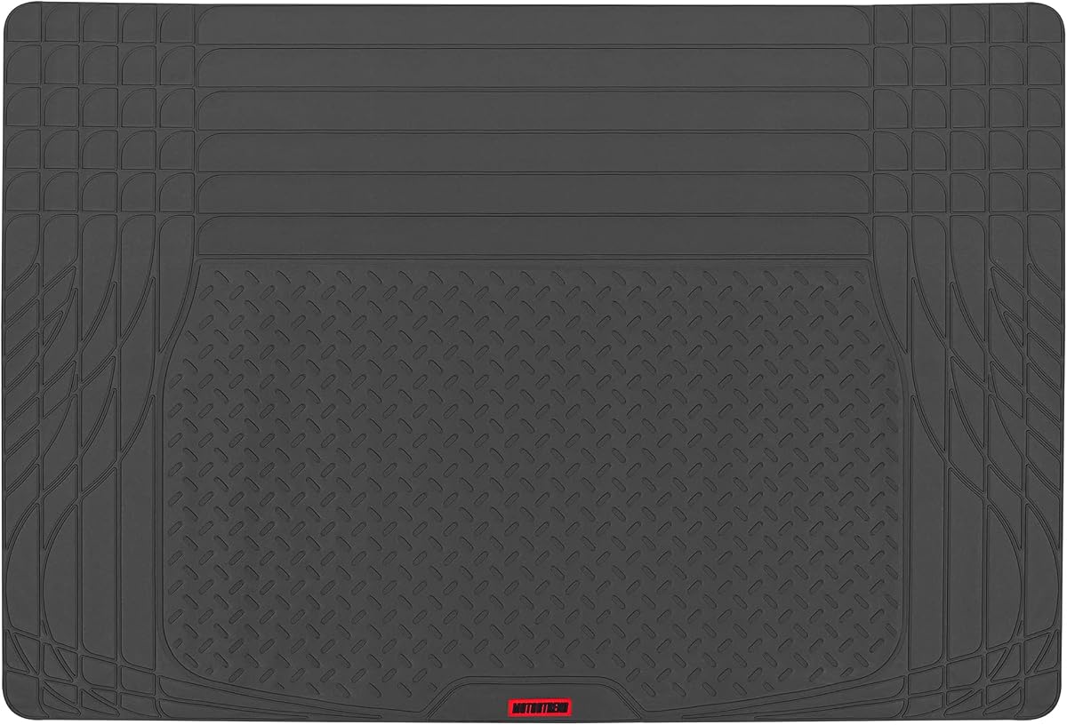 FlexTough SUV Cargo Liner & Car Trunk Mat - Universal Trim-To-Fit All Weather Cargo Mats for Back of SUV - SUV Trunk Mat & Trunk Liner Floor Mat Cargo Cover - Trunk Cover 47.5"in x 32.2"in