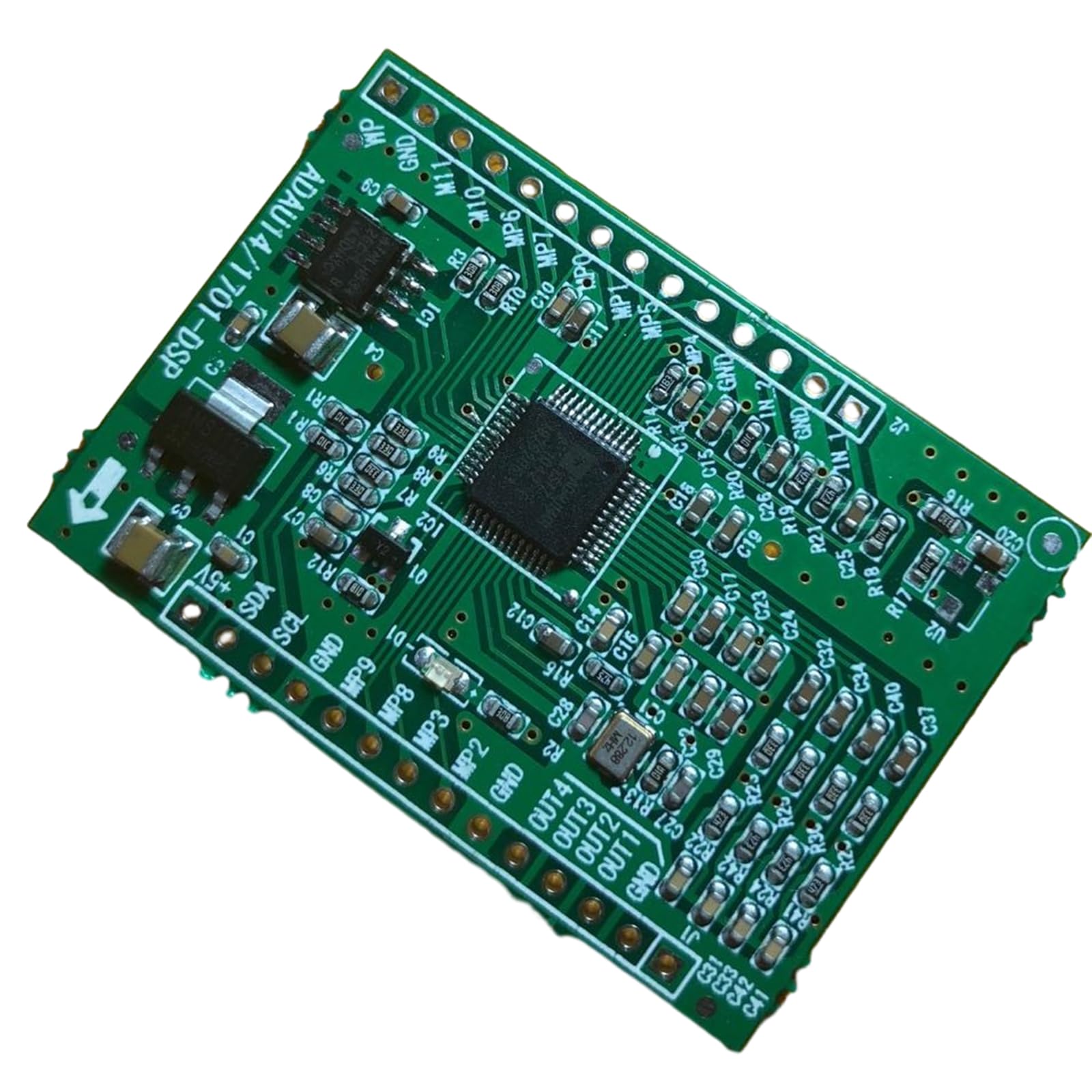 DSPmini Scheda di apprendimento completa per elaborazione del suono ADAU1401 Chip singolo per altoparlanti, lettori MP3 e altro