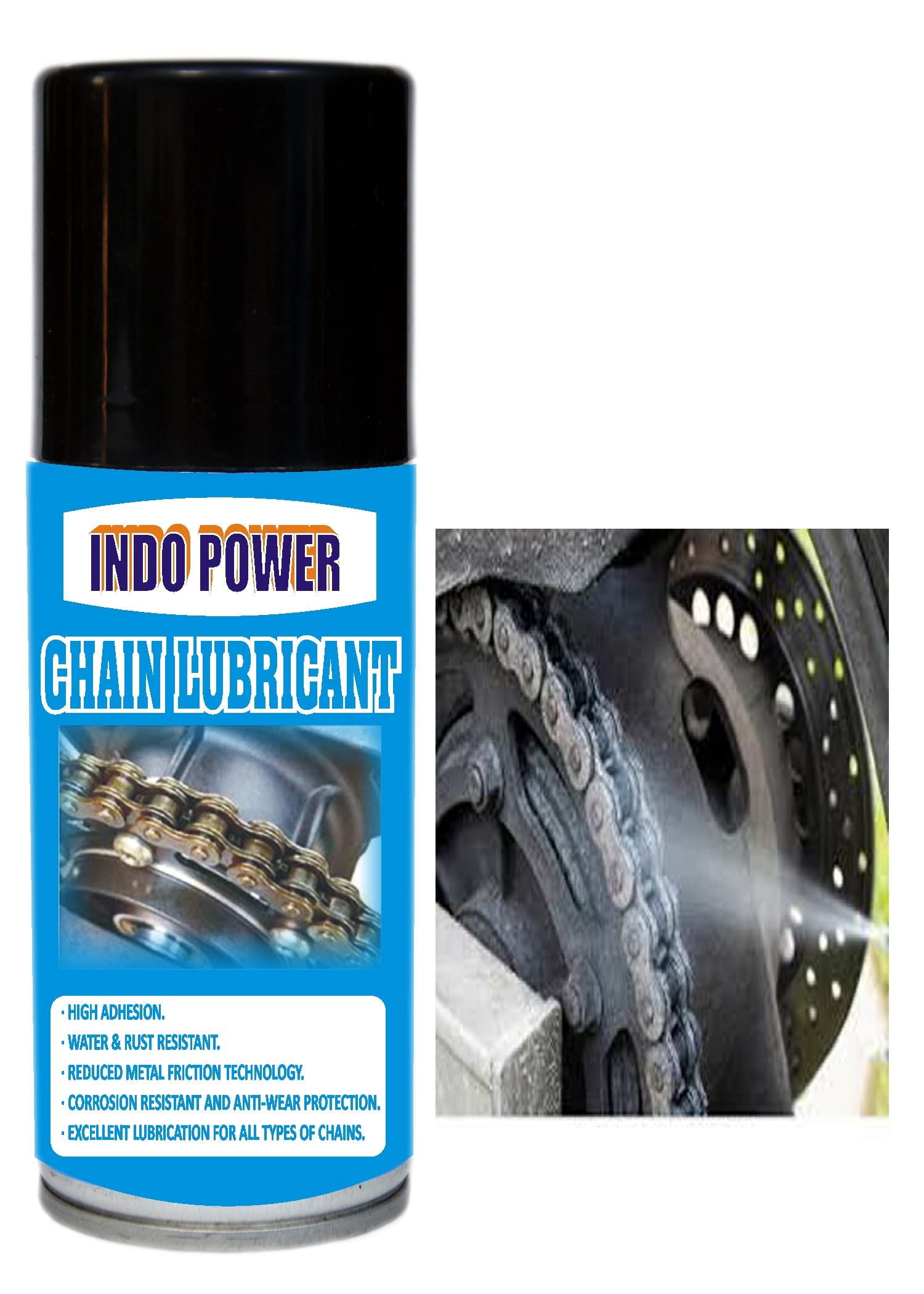 INDOPOWER MAX08-CHAIN Lubricant 500ml.-image-4
