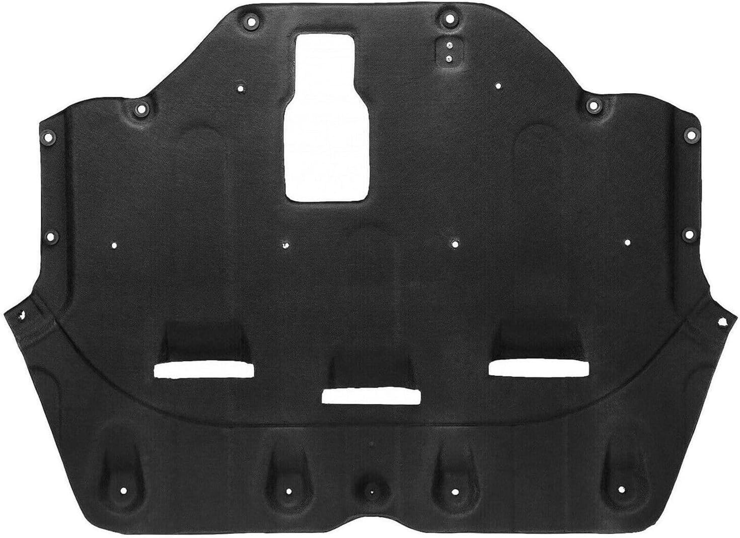 1pc Engine Under Cover Splash Shields Front Side Plastic Black for Hyundai for Sonata 2011-201 Primed LUK10050 HY1228188