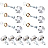 Stainless Steel Screw Cover Cap 24 Pcs Mirror Decorative Screws 0.63