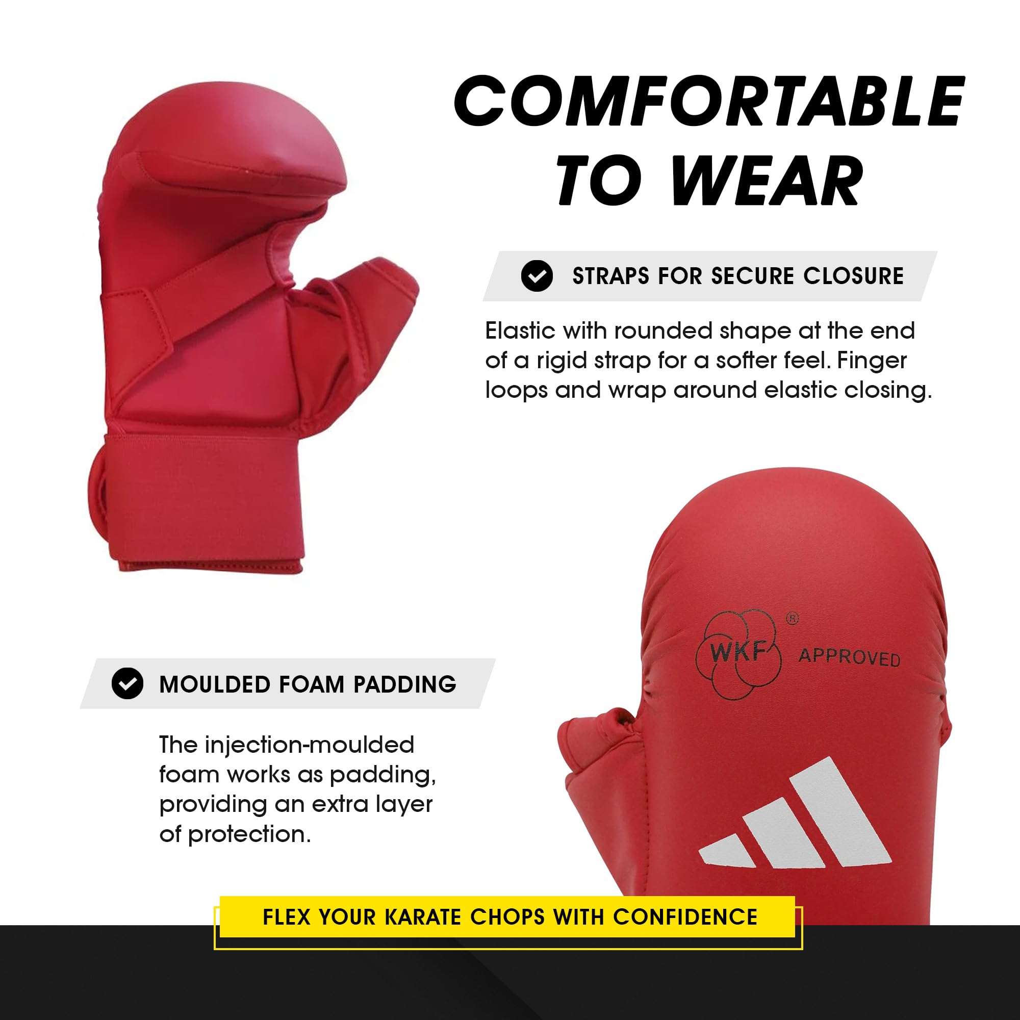 Adidas Mitts with Thumb WKF Karate-Handschuhe mit Daumen