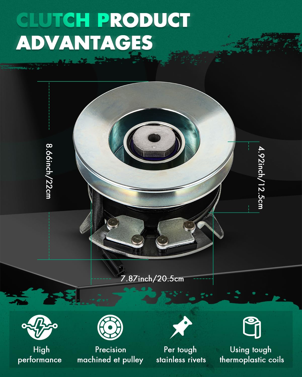 Amazon.com : SCITOO Electric Lawnmower, PTO Clutch Fit for Bolens
