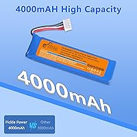 Vista 3 de Pickle Power Batería de 4000mAh para JBL Flip 4, Flip 4 Special Edition, JBL GSP872693 01