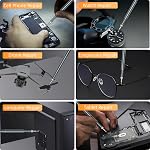 Small Precision Screwdriver Set,50 in 1 Professional Magnetic Mini Screwdriver Repair Tool Kit for PC,Computer,Laptop,Iphone,Cell Phone,MacBook,Tablet,Watch,Eyeglasses Electronic Ring Doorbell
