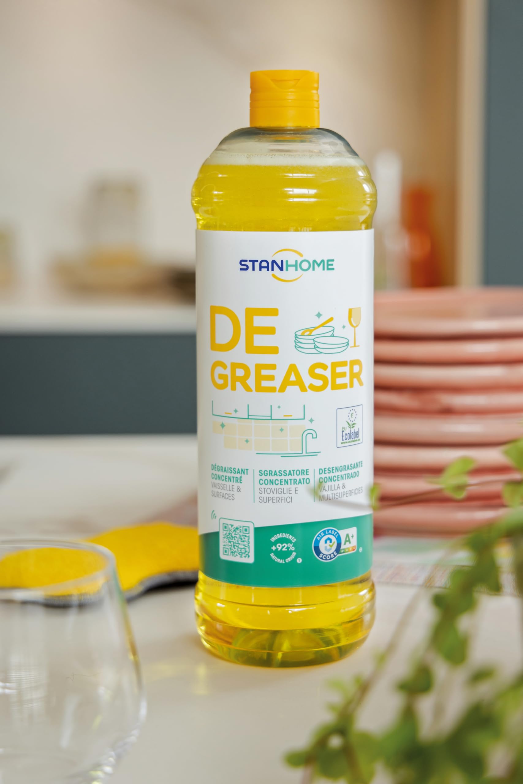 Degreaser Sgrassatore Sgrassatore Concentrato Multisuperfici - 2 Pezzi X 1000 Ml