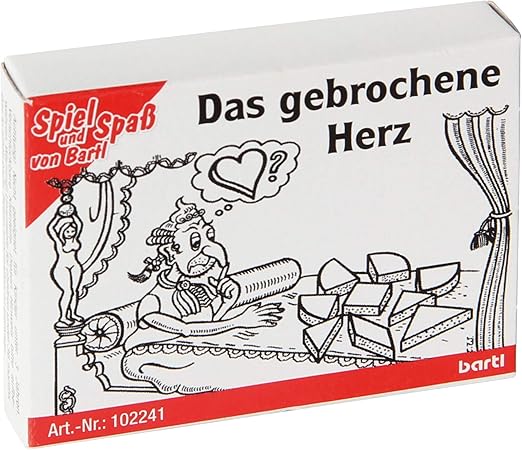 Bartl 102241 Mini Holz Puzzle Das Gebrochene Herz Aus 9 Kleinen Holzteilen Amazon De Spielzeug
