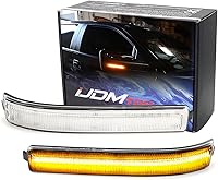 Vista 11 de iJDMTOY Luces de marcador de espejo lateral LED ámbar con lente ahumada, compatibles con Ford F150 2009-14 y SVT Raptor 2010-14, reemplaza