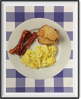 Bacon And Eggs Breakfast Ron Swanson Office Poster - Iconic TV Show Wall Art Print - Funny Pop Culture Fan Gift Home Decor (16 x 20 Inches)