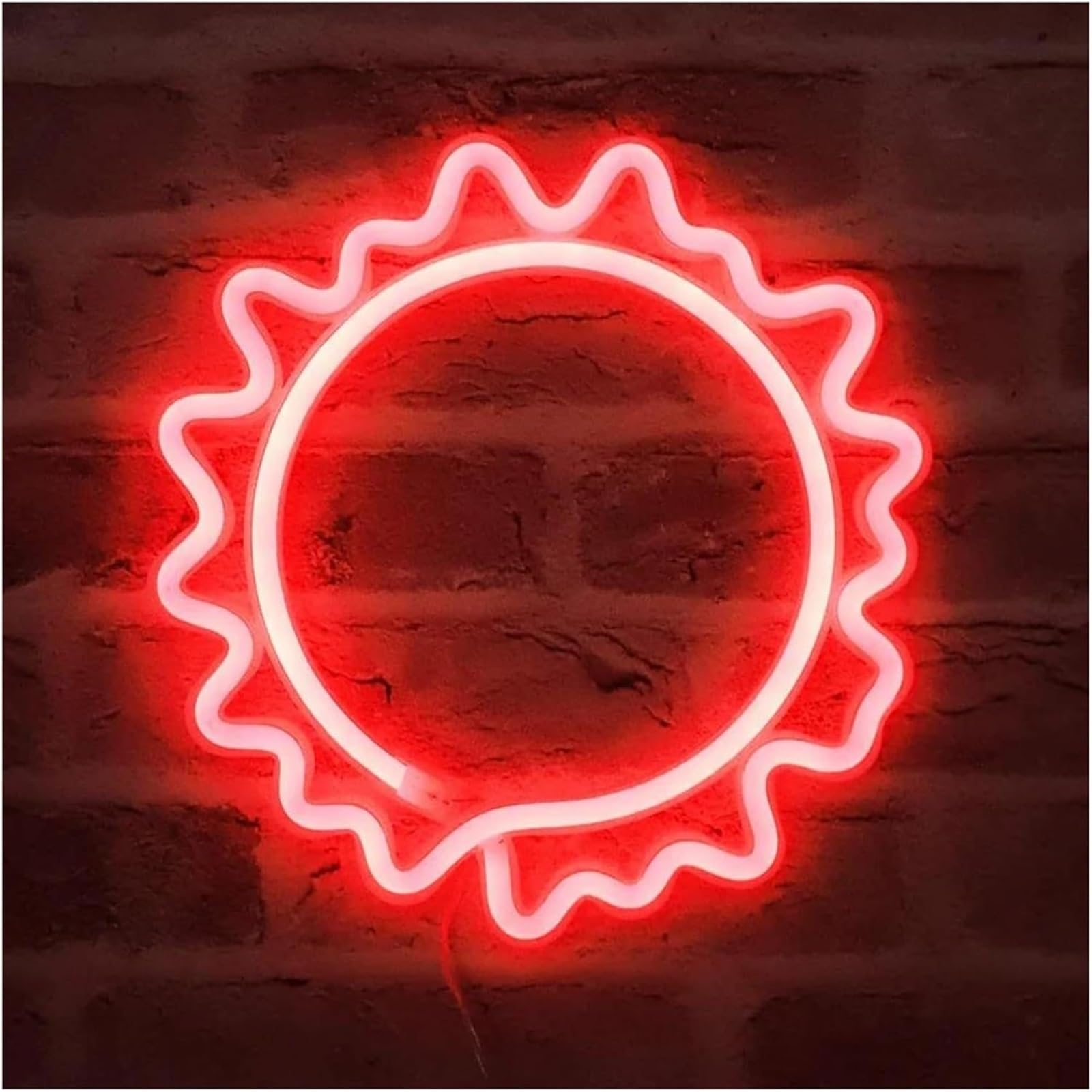 Aextroi neon Lights Sign Decor Neon Sign Sun LED Lights for Wall(2)