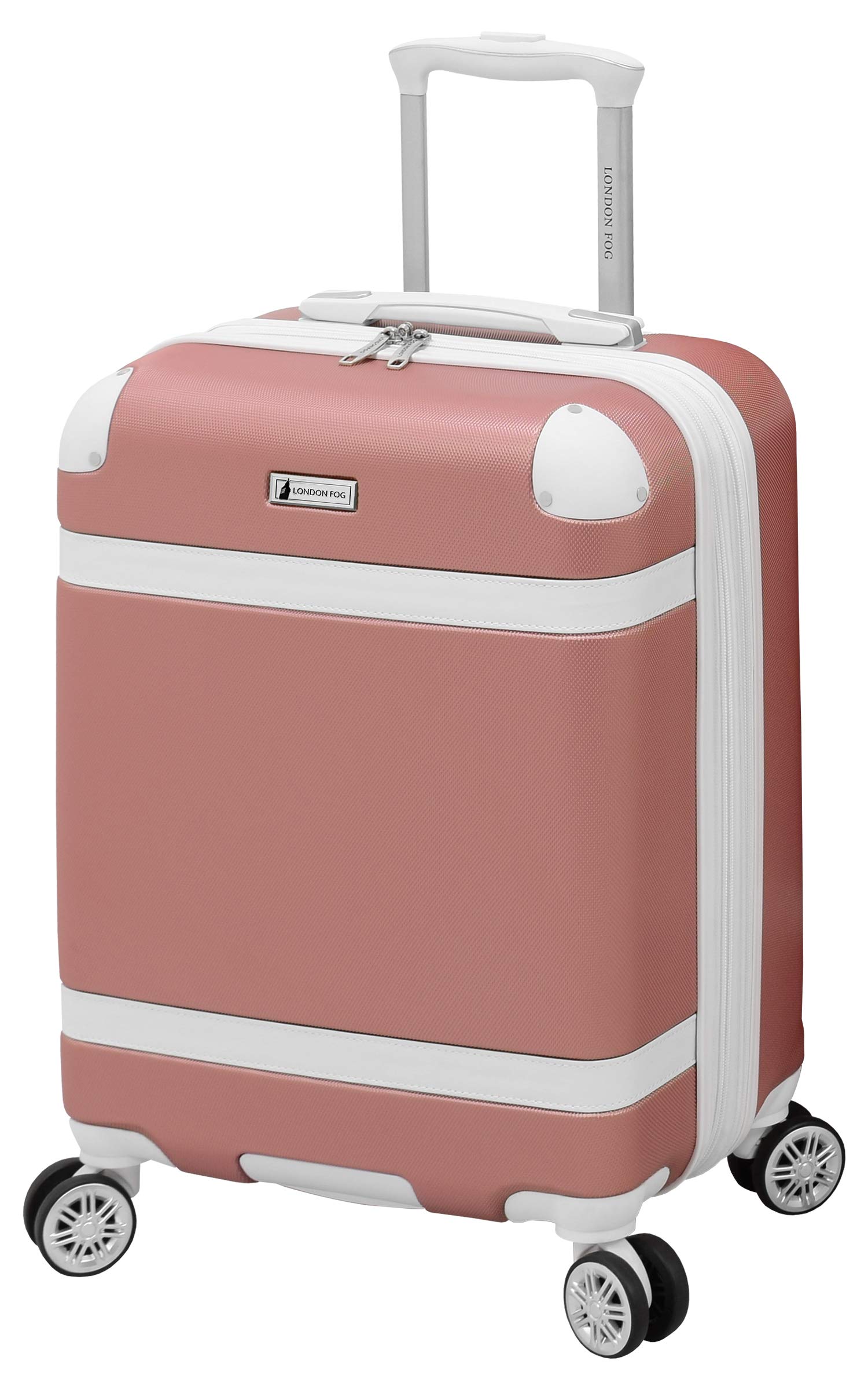 Buy LONDON FOG Vintage Hardside Expandable Spinner Luggage, Rose Gold