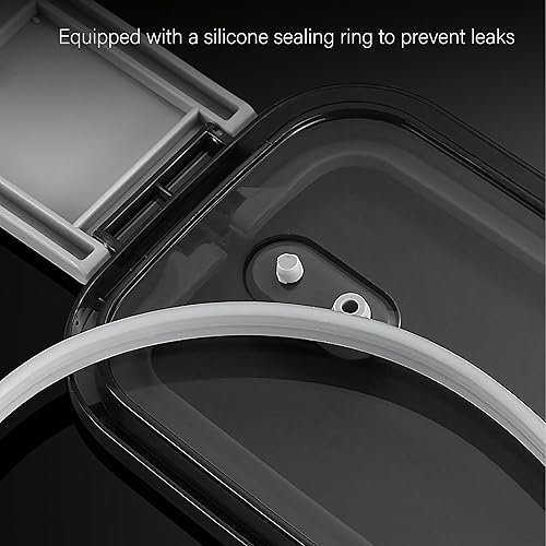 Miniatura 7 de Lonchera Bento de 2 capas aislada y apilable para adultos, hombres y mujeres, bolsa de almuerzo Oxford térmica grande a prueba de fugas de 10L para