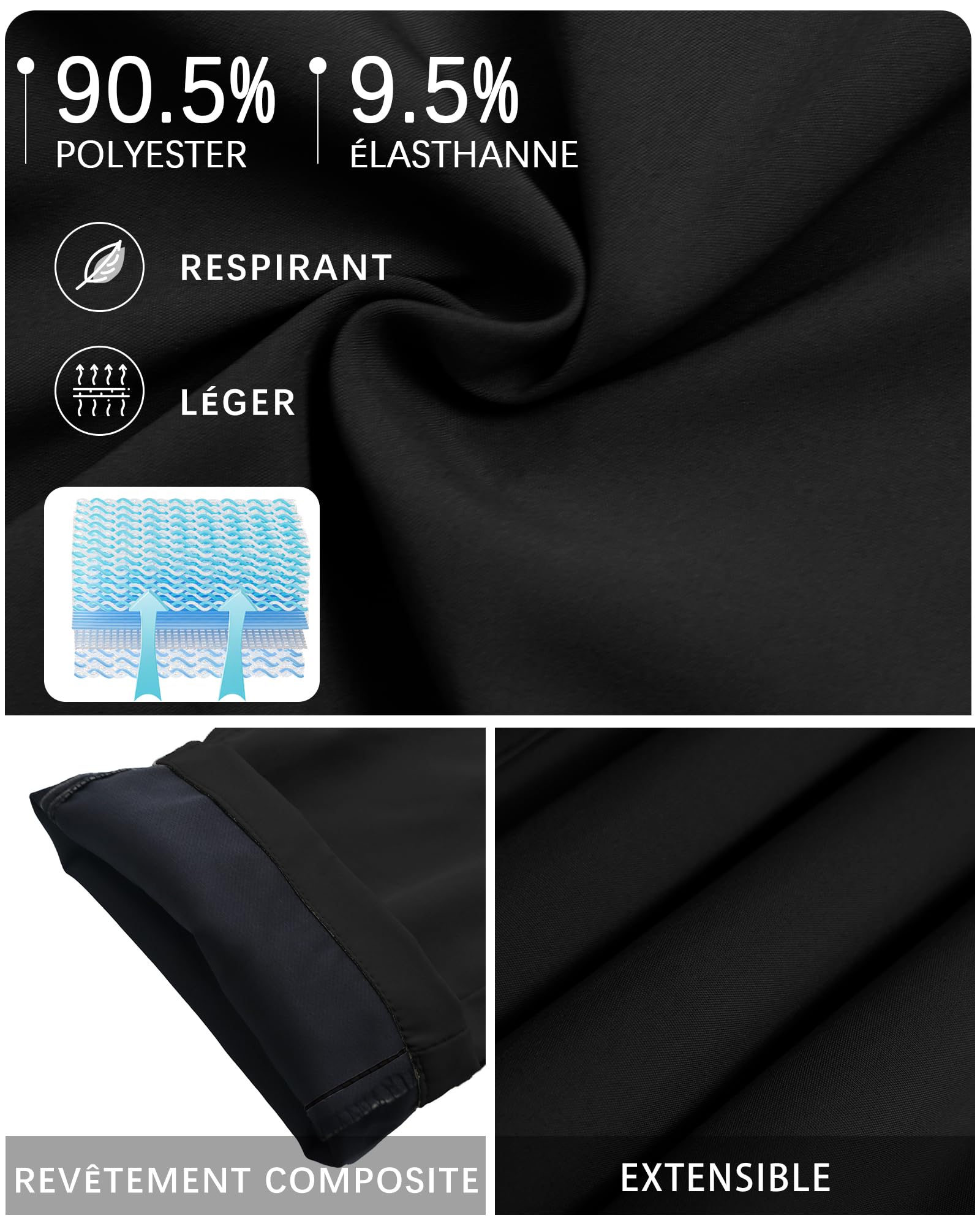 YAOBAOLE Pantalon Tactique Homme X7 Cargo Treillis Militaire Randonnée Chasse Pantalon de Travail avec Plusieurs Poches