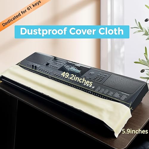 Miniatura 10 de Notas de teclado de piano extraíbles para principiantes, calcomanías de teclado de piano para teclas de 6188544937, hechas de silicona reutilizable,