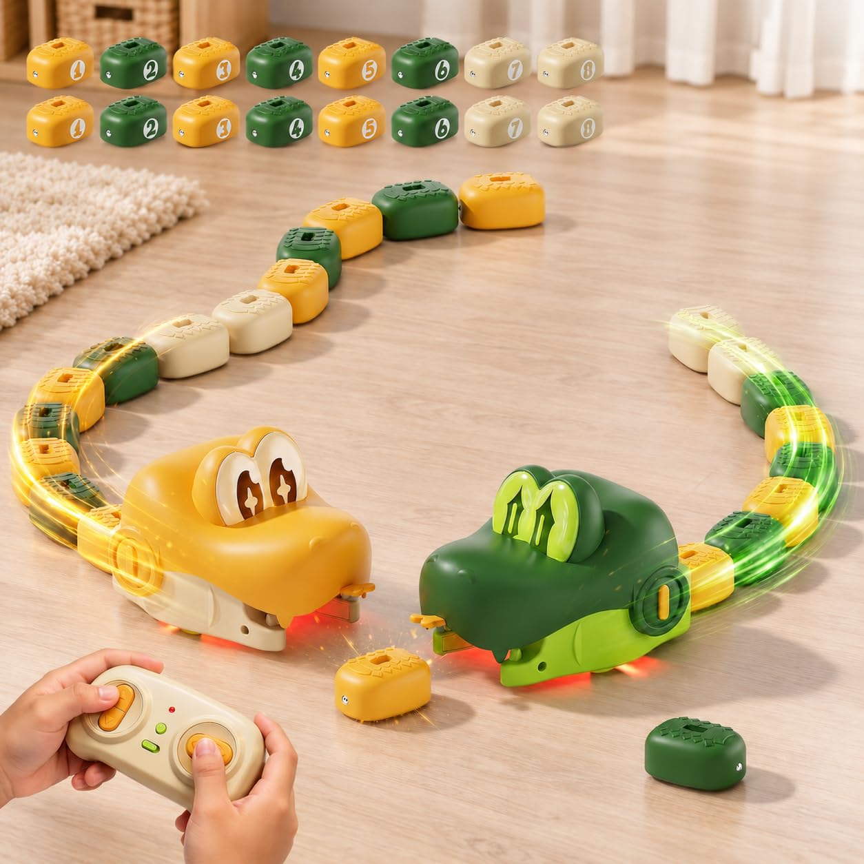 Magnetic Snake Game, Ferngesteuerte Schlange mit Licht & Ton