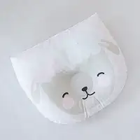 Travesseiro Almofada Anatômico (modelador) de Bichinhos para Bebê Feminino e Masculino Menina Menino (Ovelha Rosa)