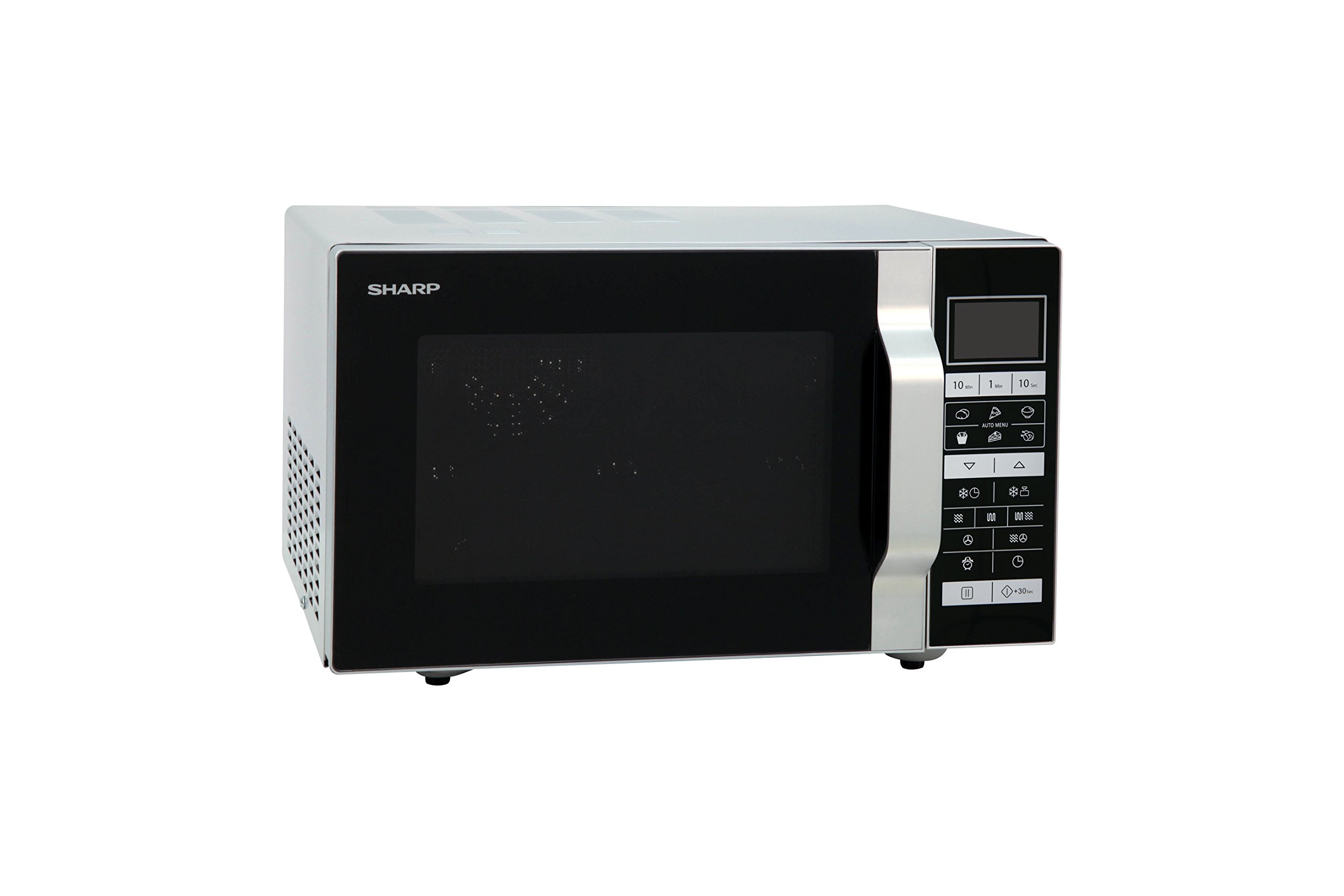 Sharp R-860S Micro-ondes Combiné 25 litres à plateau fixe - Argent