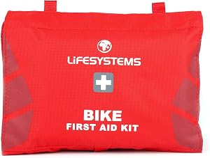 Lifesystems First aid kit for bicycles, CE certified content, specially designed for cycling and mountain biking