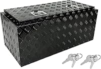 Vista 28 de Caja de Herramientas para Cama de Camión de 63 Pulgadas, Resistente, Pick up con Banda de Rodadura de 5 Barras, Caja de Almacenamiento, Cajas