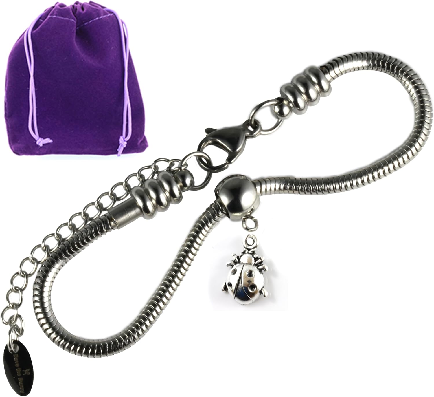 Dave The Bunny Ladybug Bracelets for Women and Lady Bug Jewelry for Women