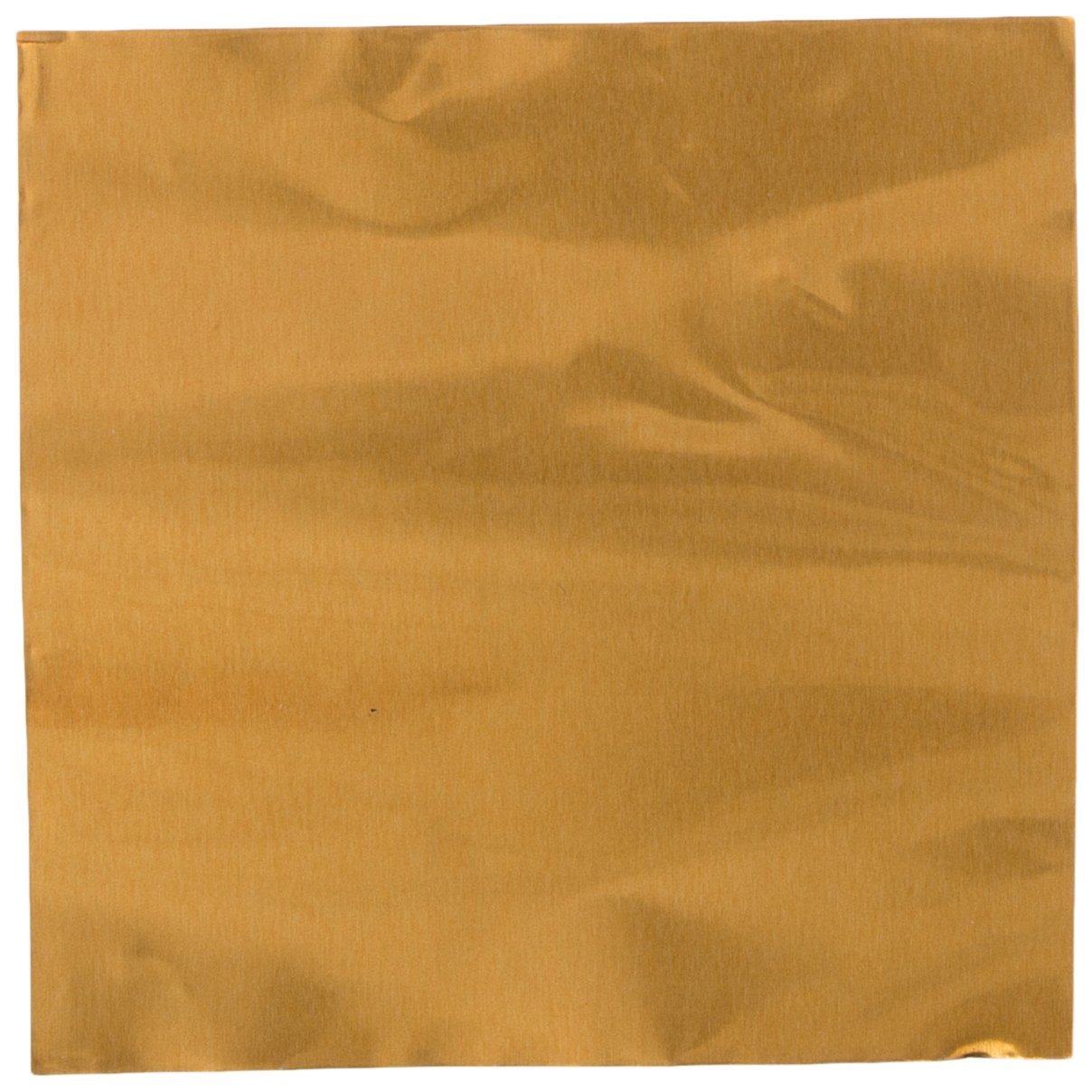St. Louis Crafts 5X5 38GA GLDTN Pre-Cut Decorator Foil, 5 x 5 Size, 38 Gauge, Gold