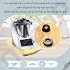 Tabla deslizante de madera para Thermomix TM5 y TM6, 35 × 30 cm, natural | Estable, asas convenientes, almohadillas adicionales para deslizamiento fácil, accesorios de madera premium 5