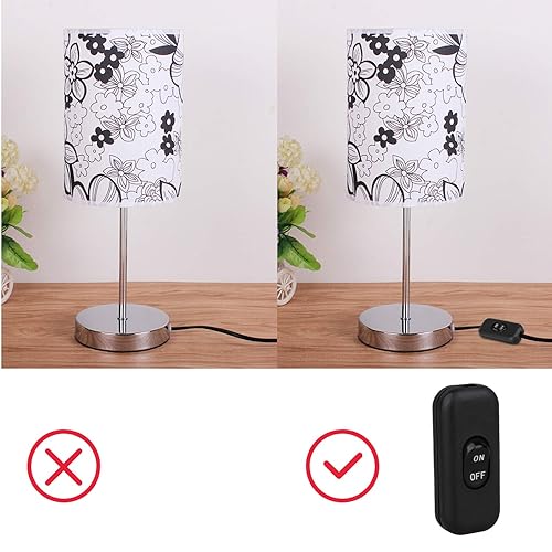 Miniatura 7 de Interruptor en línea, 5 unidades, interruptor de botón de cable de lámpara, color marrón claro con clasificación 6A 250V ON Off Interruptores