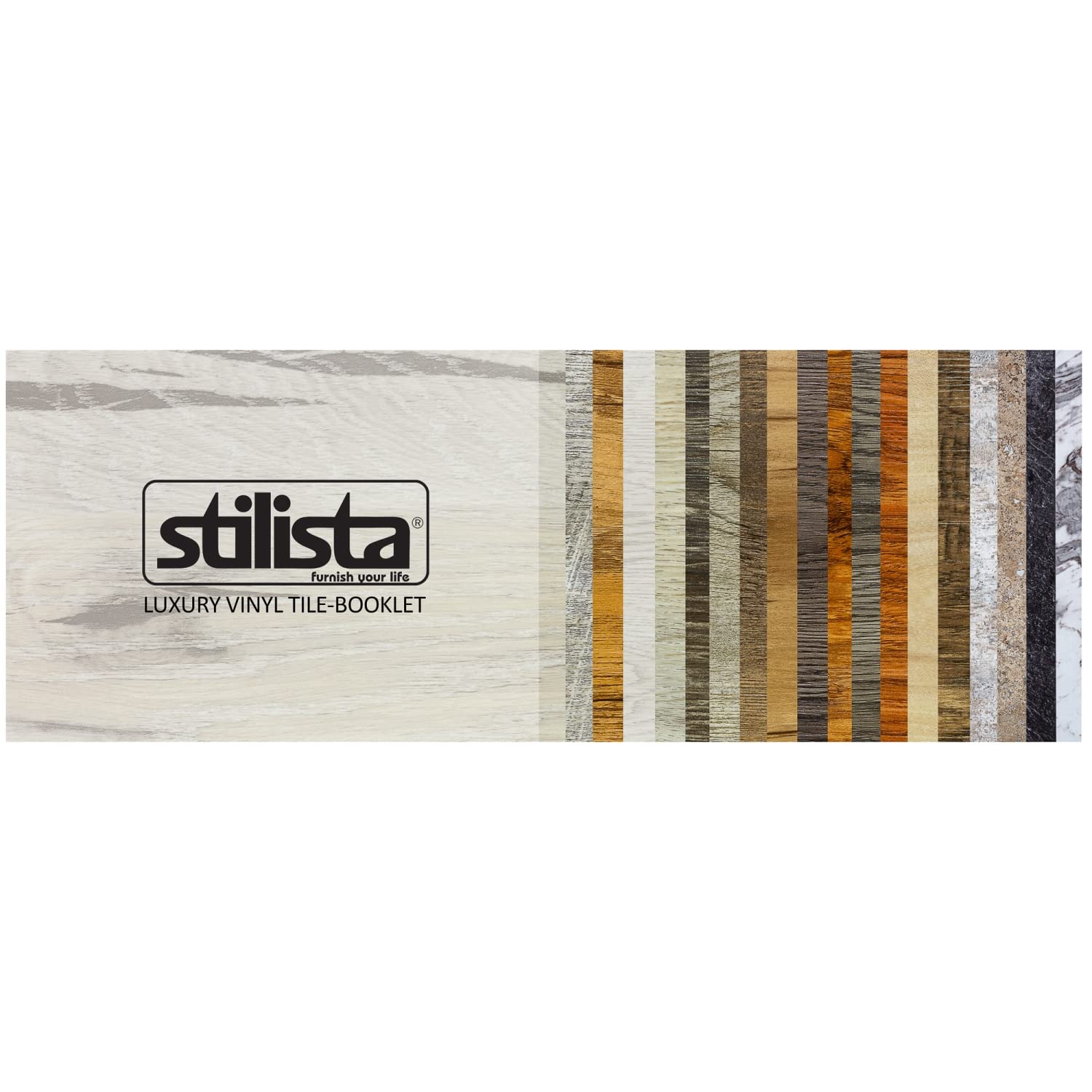 Pavimento Vinilico STILISTA - 15 Decori, 5.07 O 20 M², Impermeabile, Antiscivolo, Ignifugo, Posa Semplice, Per Interni/esterni