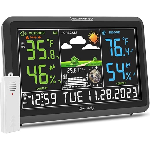 DreamSky Atomic Indoor Outdoor Weather Station