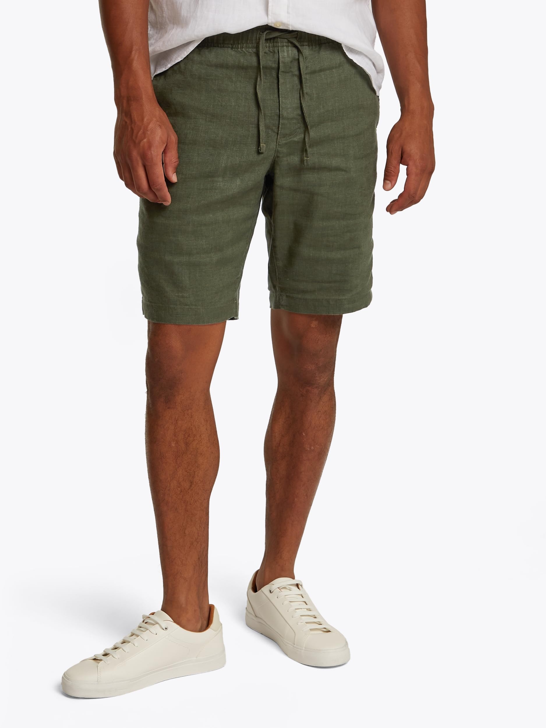 Tommy Hilfiger Herren Chino-Shorts Harlem Po Linen Short Mw0mw37804