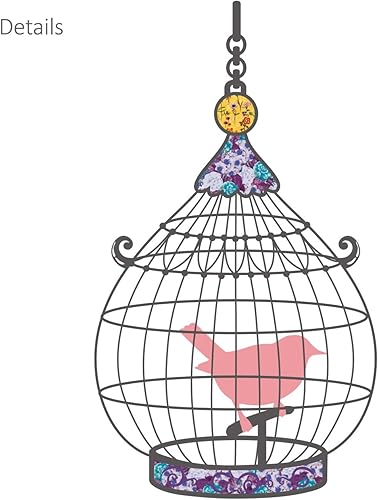 Miniatura 6 de Decowall DW-1202, 14aves y jaula pegatinas de pared