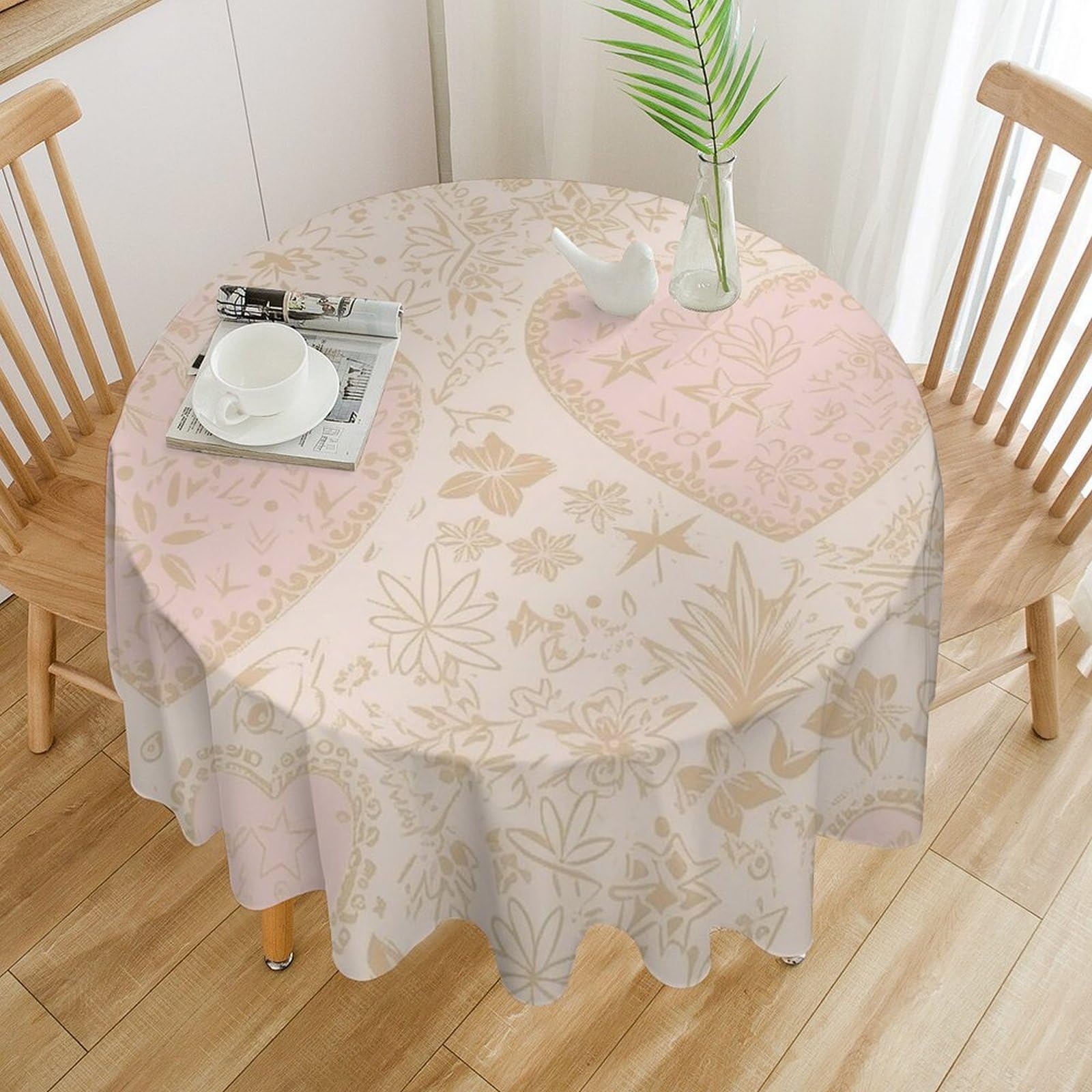 Nappe ronde imperméable anti-huile 152 cm pour en finir avec les taches