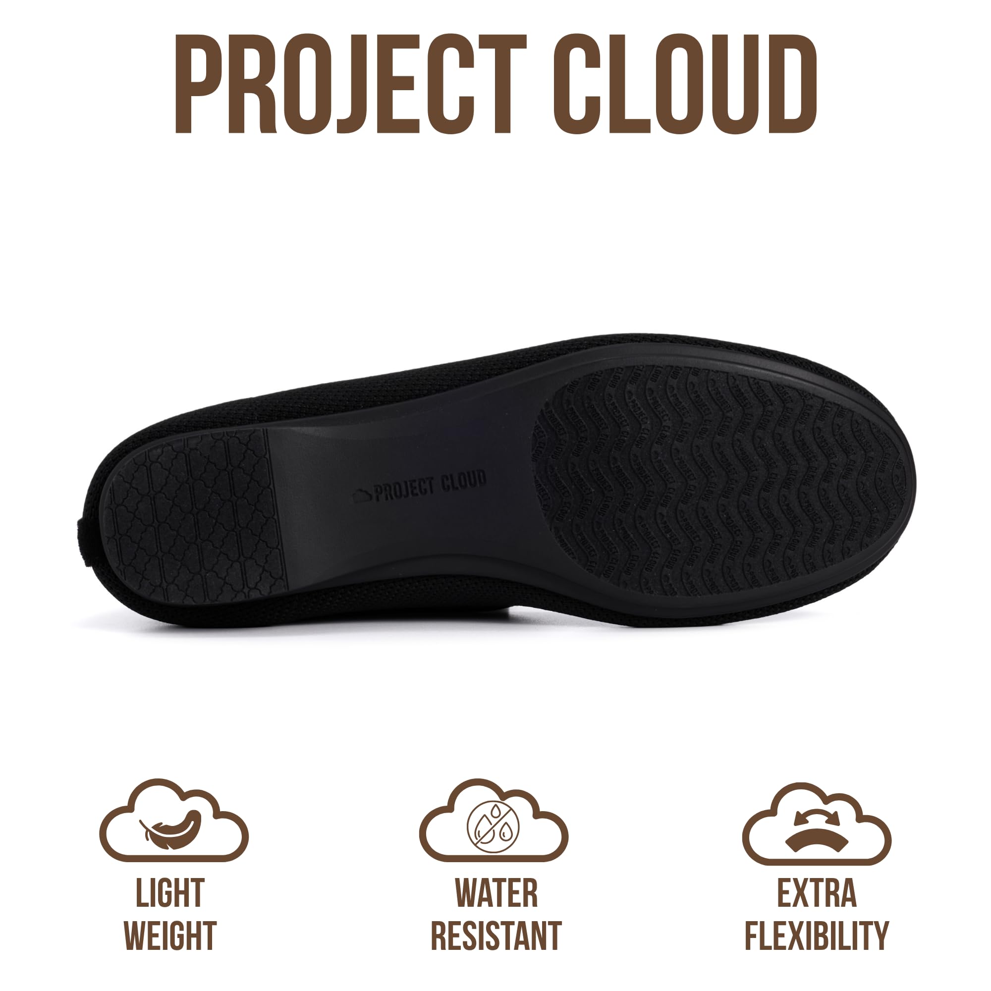 Project Cloud Womens Flats - Memory Foam Insole Ballet Flats for Women Footwear - Non Slip and Lightweight Comfortable Shoes for Women 2026 (Prospect) — view 4