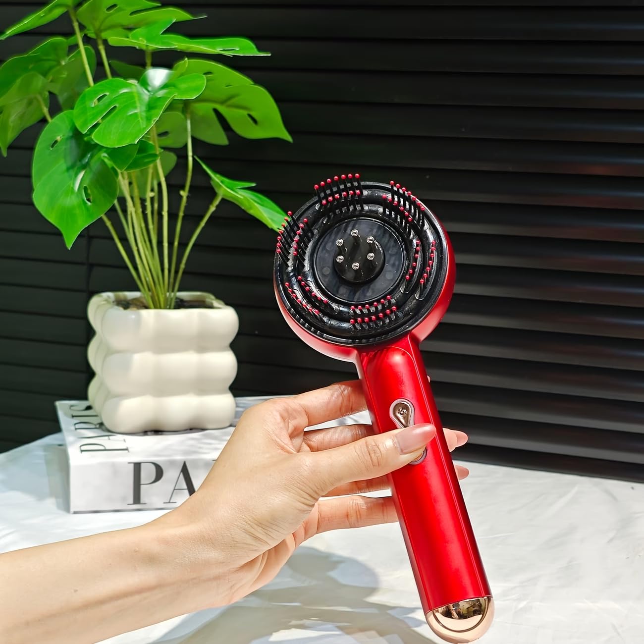 3 in 1 Scalp Massager Hair Growth Hair Oil Applicator, Electric Scalp Brush for Deep Cleansing, Stimulates Hair Regrowth for Men & Women, Waterproof Head Massager for Scalp Care and Relaxation at Home