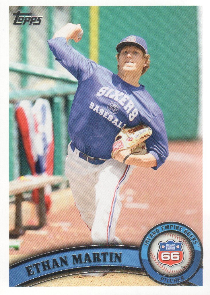 2011 Topps Pro Debut Baseball #19 Ethan Martin Inland Empire 66ers