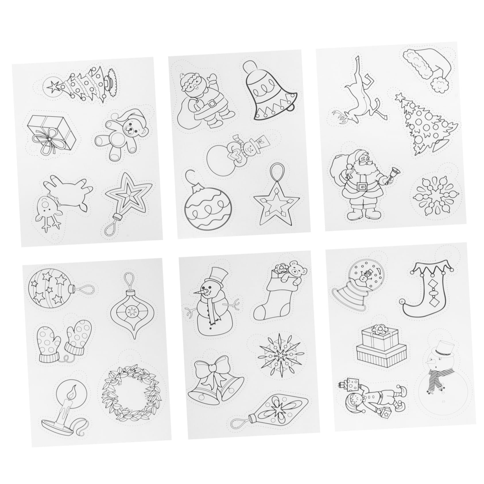 Matériau thermorétractable de Noël NUOBESTY kit d'art kraft bricolage