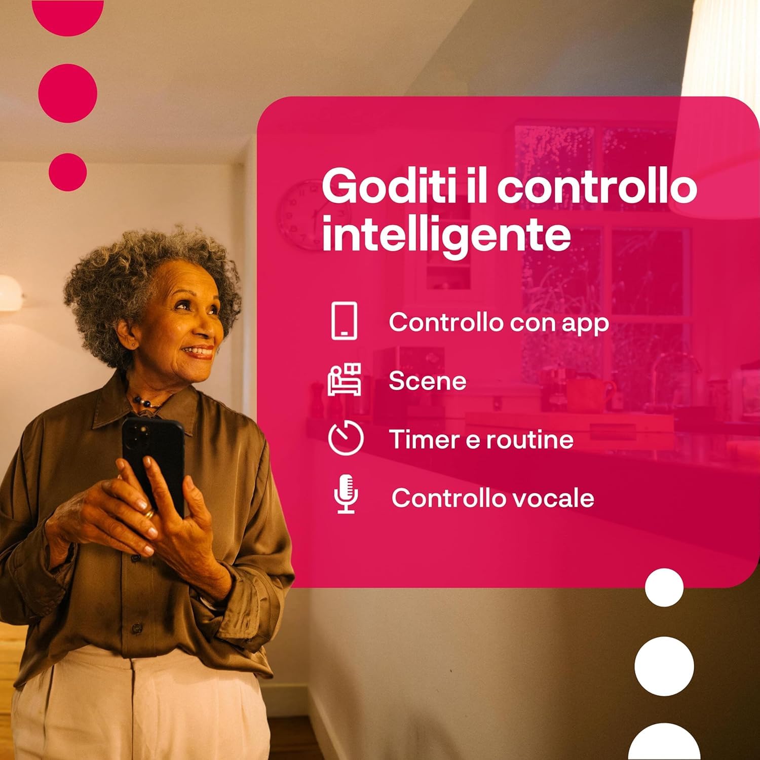 innr Lampadina Smart GU10 Zigbee, Funziona con Hue* e Alexa (Bridge Richiesto), Faretto Luce Bianca Calda e Fredda, Lampadine Dimmerabile, Lampadine LED, 470 lumen - 4 pezzi