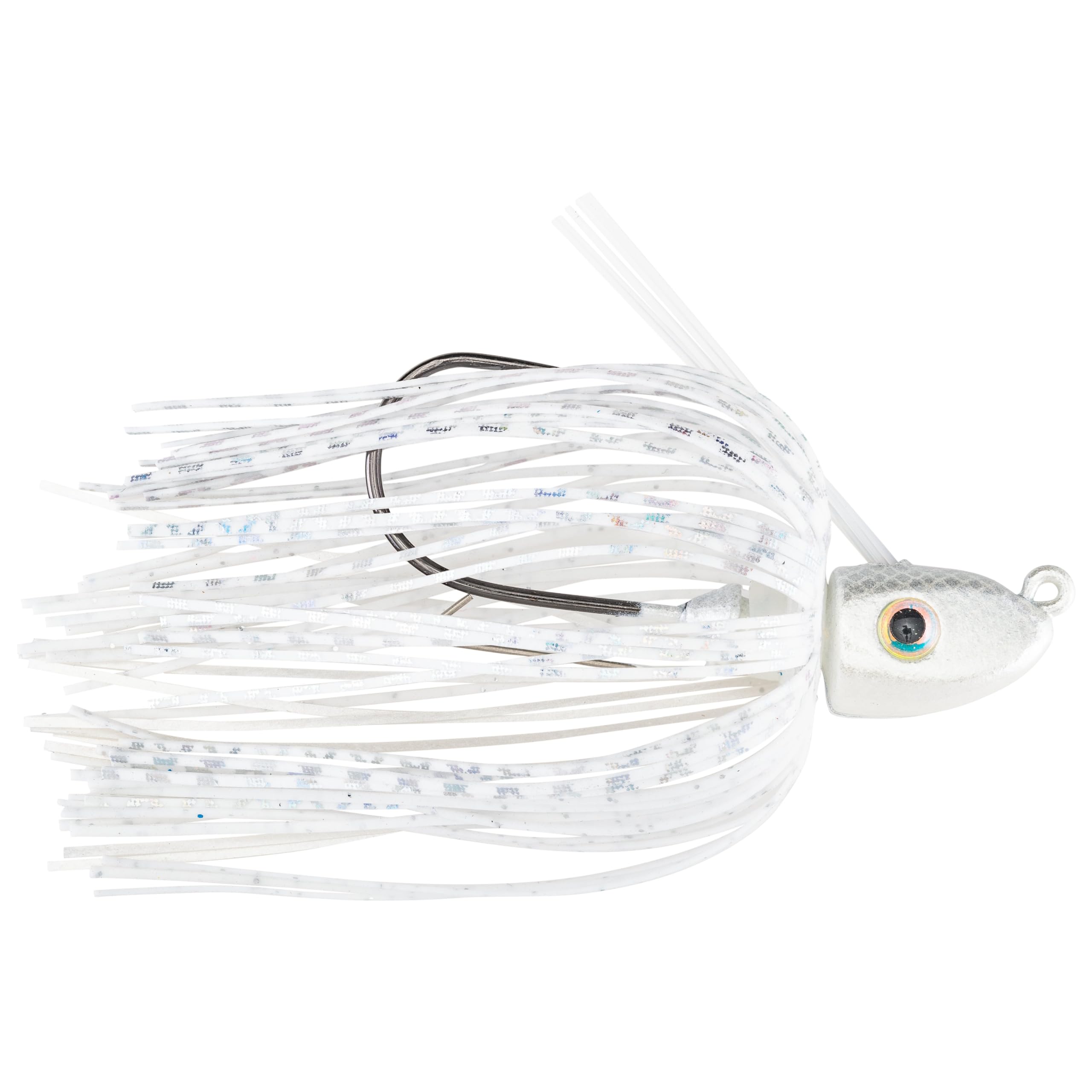 Strike King (TGSJ38-204) Tour Grade Swim Jig Fishing Lure, 204 - White, 3/8 oz, Perfect Skirt โ image 1