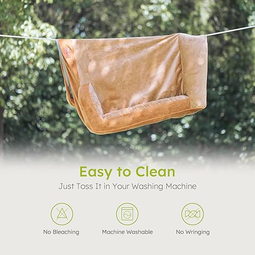 Miniatura 9 de Cama extragrande para perro, camas ortopédicas para perros con espuma viscoelástica de gel refrescante, cama impermeable XL para mascotas con funda