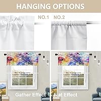 Vista 957 de Cenefas de cocina modernas con patrón de cobre marrón dorado para ventanas, cenefas opacas abstractas de marcas de arañazos y cortinas opacas