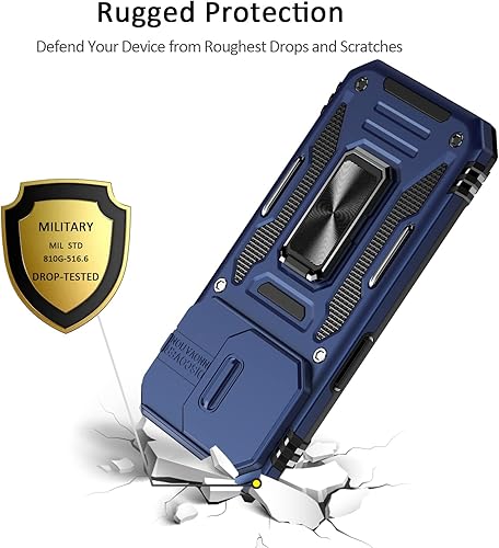 Miniatura 5 de Nvollnoe Funda para iPhone 13 Pro con funda deslizante para cámara deslizante, probada en caídas, grado militar, resistente, protectora, duradera,