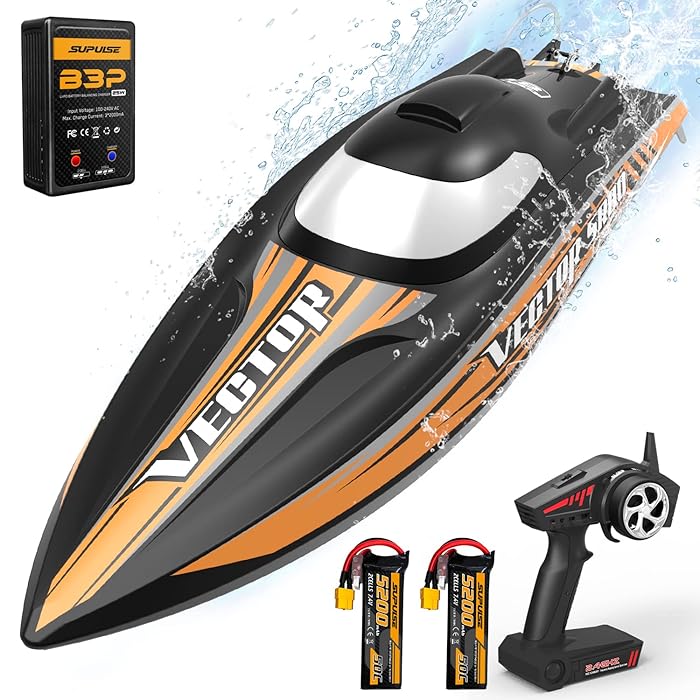 Buy VOLANTEXRC Brushless Remote Control Boat for Adults VectorSR80