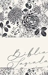 Bíblia ARC Floral Creme - Letra Gigante: Com Harpa Avivada e Corinhos