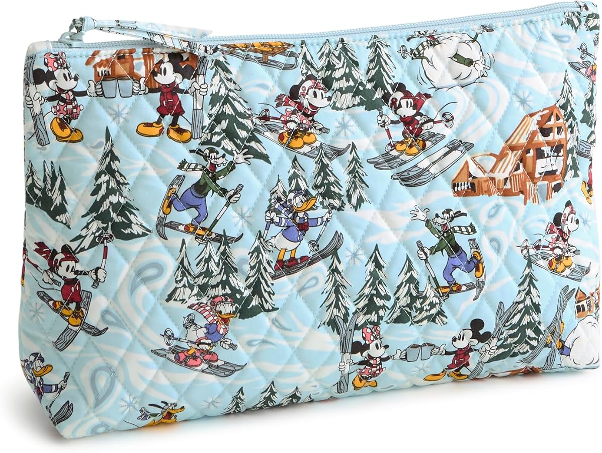 Amazon.com: Vera Bradley Women's Disney Premium Cotton Large Pouch