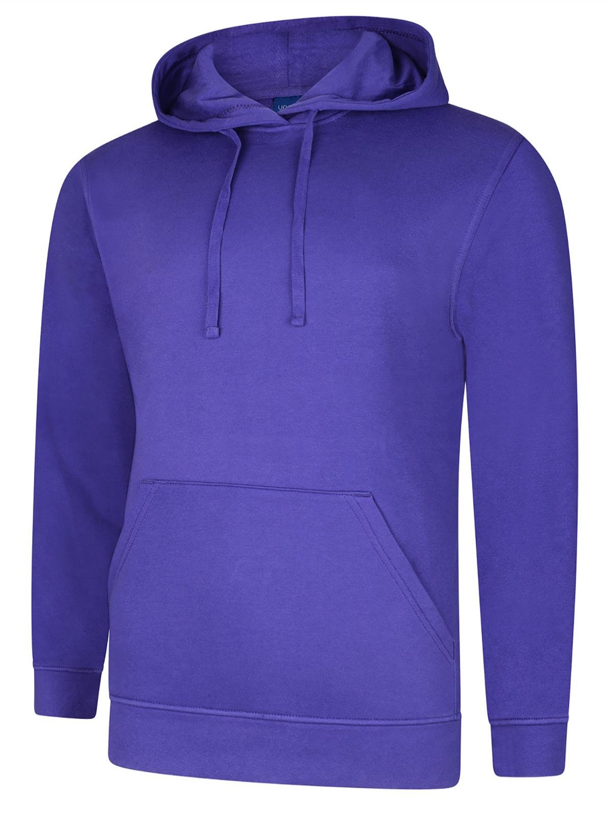 Uneek UC509 - Deluxe Hooded Sweatshirt 280GSM - Purple - XXXL Large - 3XL